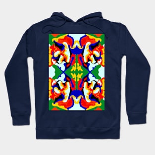 Colourful abstract pattern Hoodie